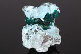 Dioptase Crystals In Shattackite - Congo #175957-2